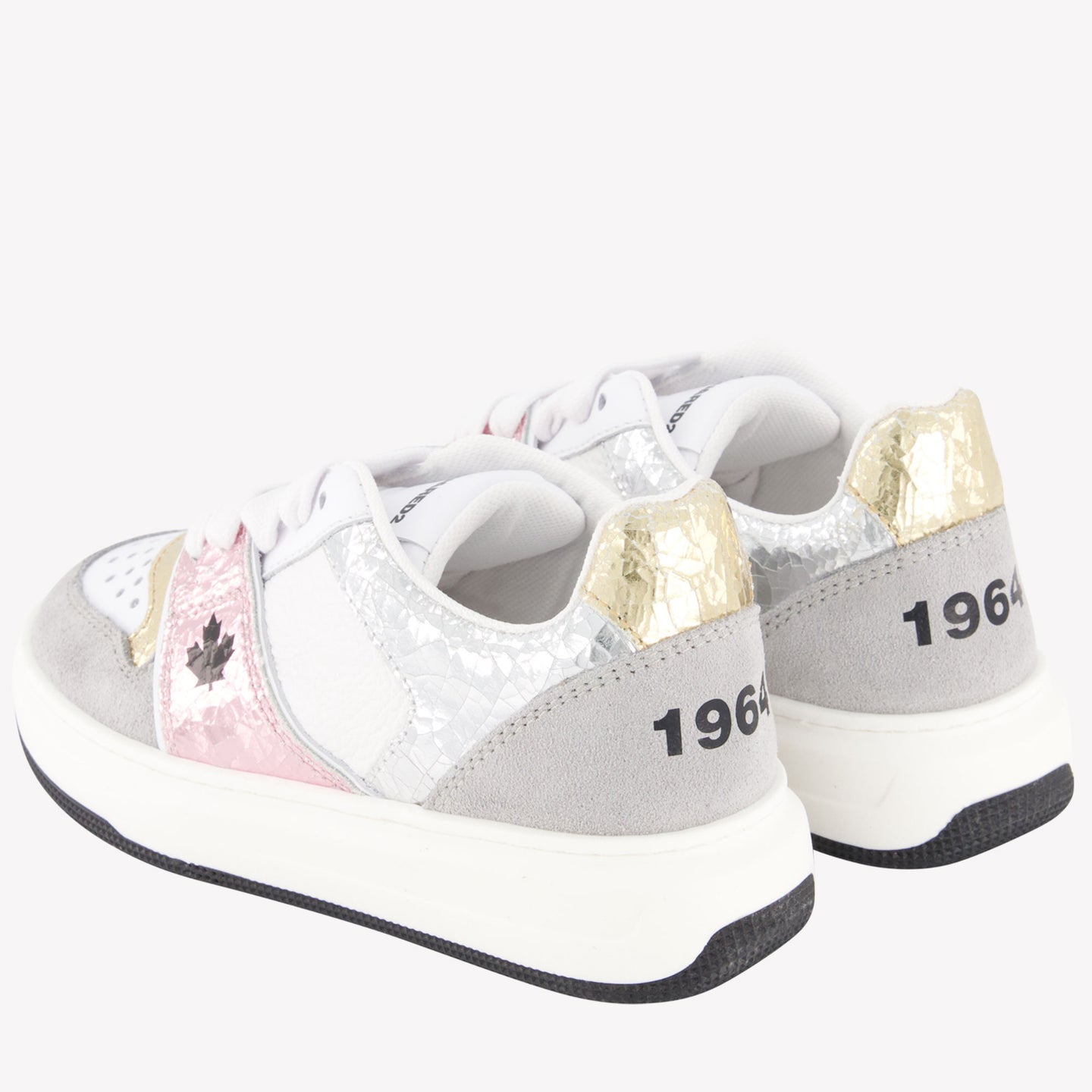 Dsquared2 Filles Baskets Argent