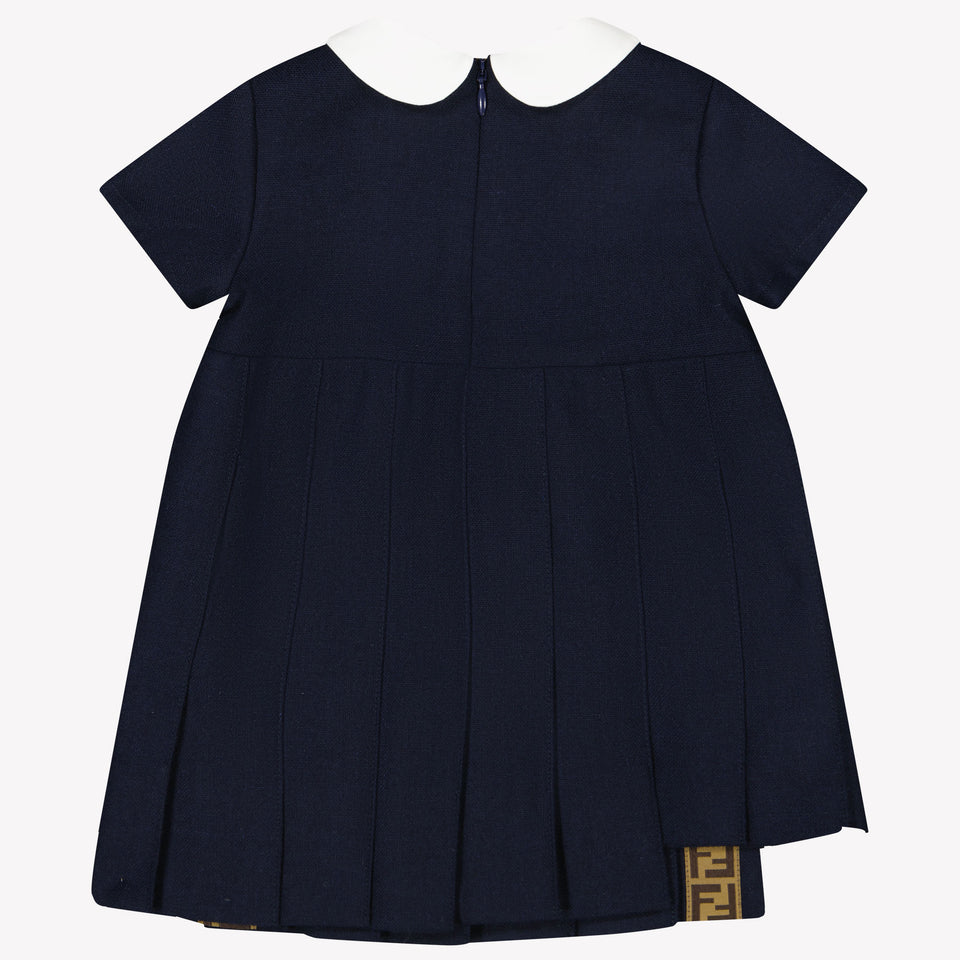 Fendi Baby Mädchen Kleid Marineblau