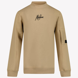 Malelions Unisexe Pull-over Beige