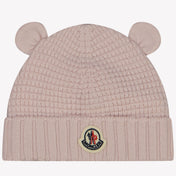 Moncler Baby Unisex Hut in Hellrosa