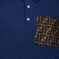 Fendi Jongens Polo Blauw