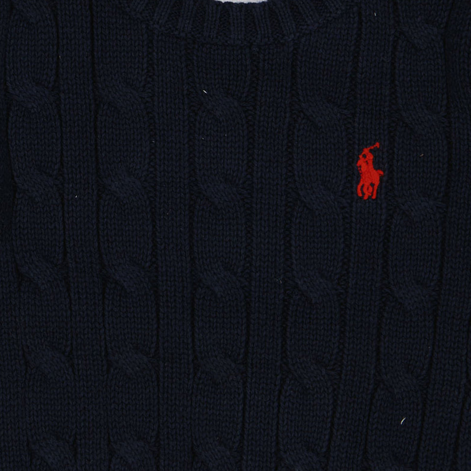 Ralph Lauren Bebé Chicos Chaleco Navy