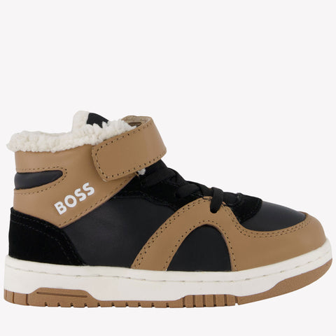 Boss Jongens Sneakers Zwart