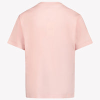 Fendi Enfant Filles T-shirt Rose Léger