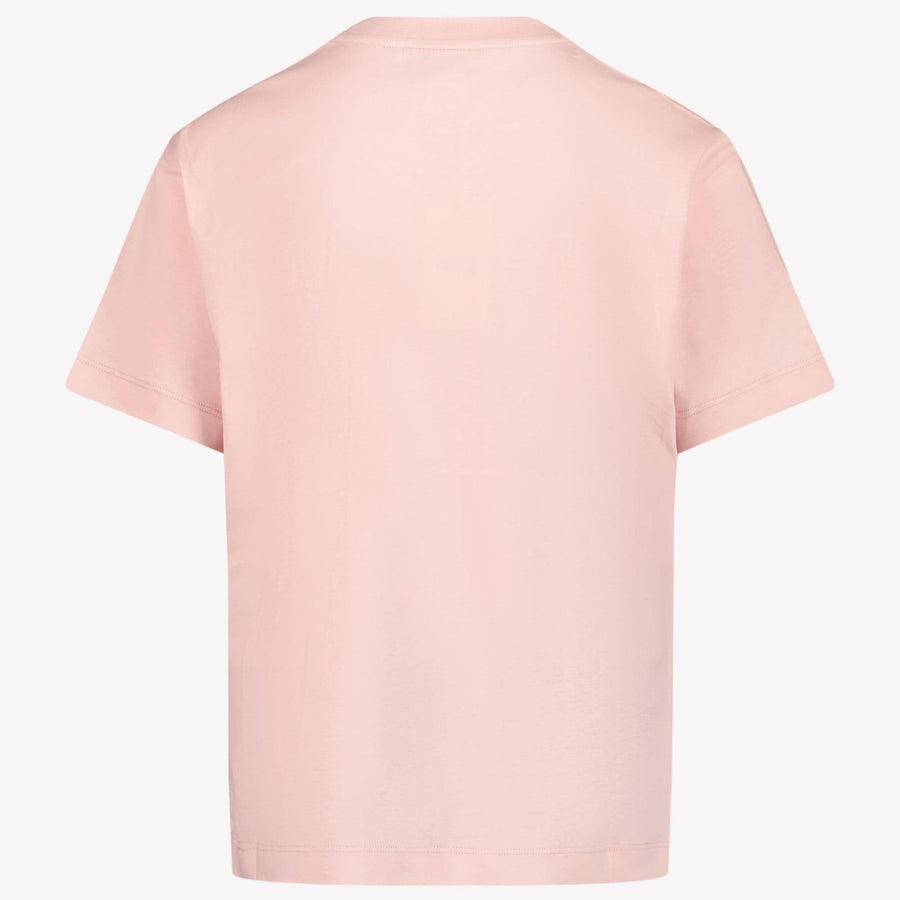Fendi Enfant Filles T-shirt Rose Léger