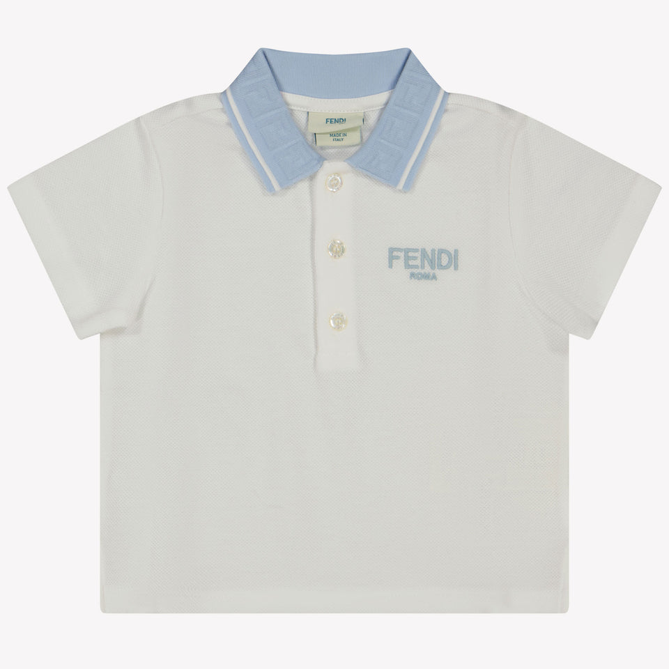 Fendi Baby Jungen Polo in Weiß