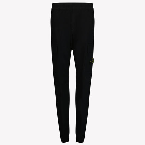 Stone Island Garçons Pantalon Noir