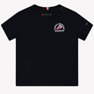 Tommy Hilfiger Camiseta de Baby Boys Navy