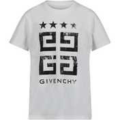 T-shirt per ragazzi di Givenchy per bambini bianchi