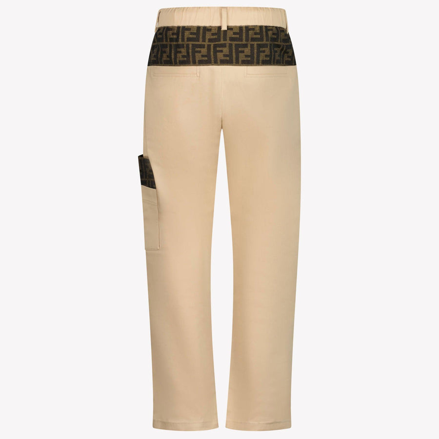 Fendi Enfant Garçons Pantalon Beige