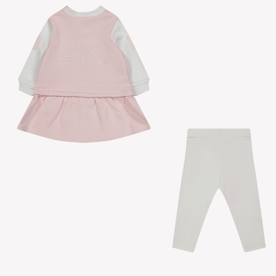 Givenchy Baby Girl Set rosa claro