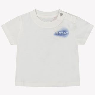 Off-White Baby Jungen T-Shirt in Weiß