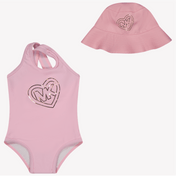 Michael Kors Baby Girls badkläder ljusrosa