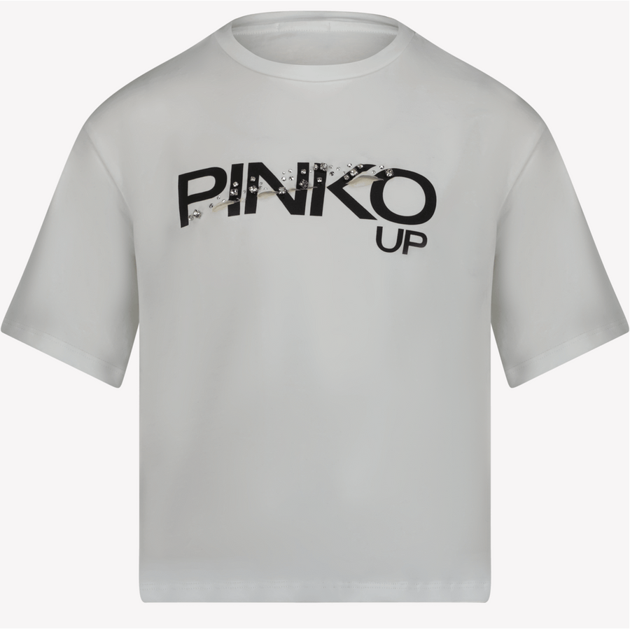 Pinko Kinder Meisjes T-Shirt Wit