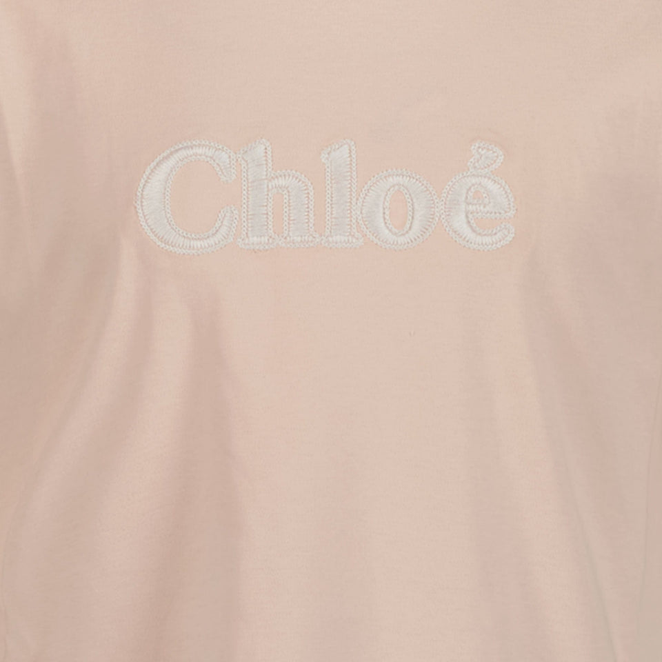 Chloe Meisjes T-shirt Licht Roze