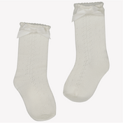 Mayoralské holčičky ponožky z bílé