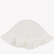 Mayoral Baby Girl Hat White