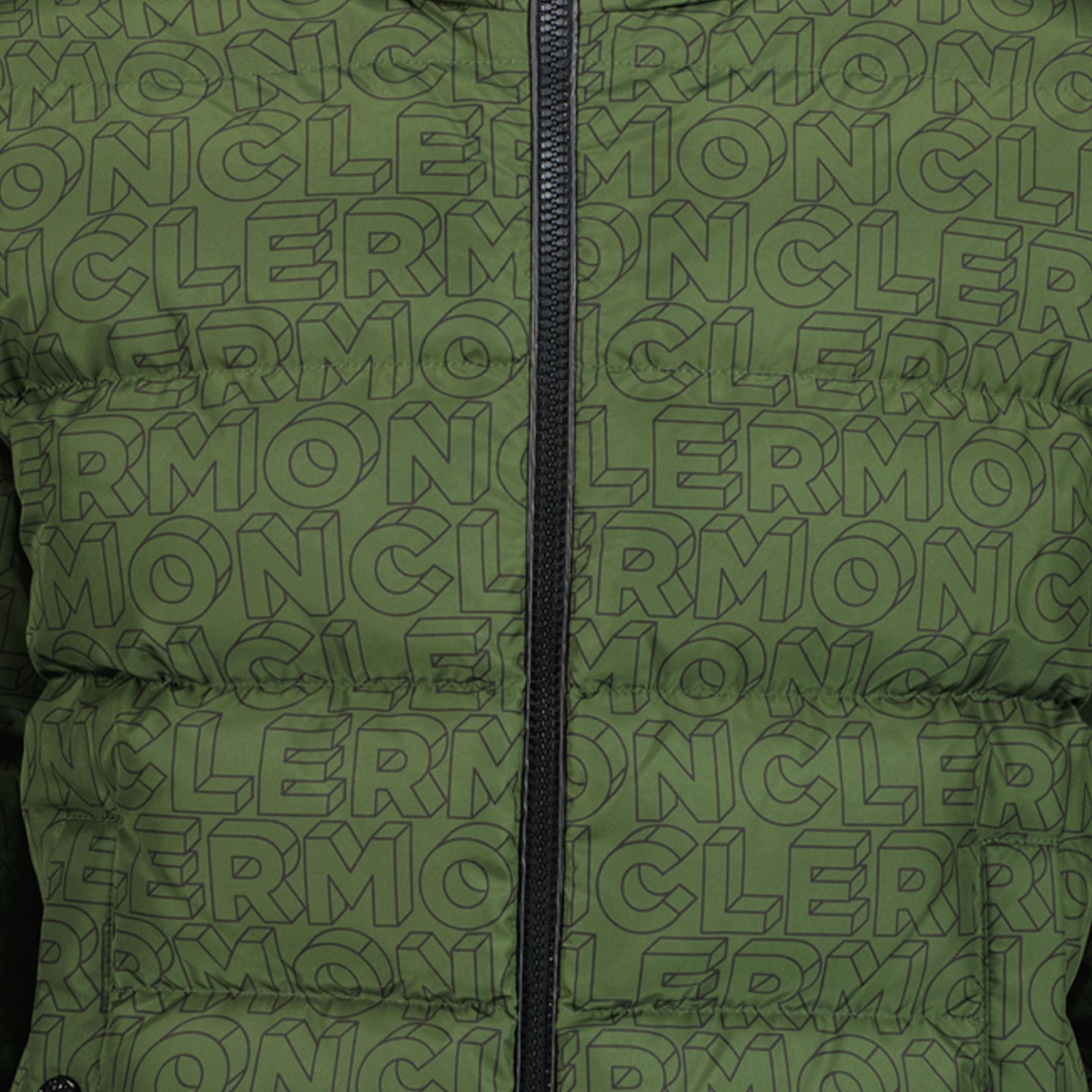 Moncler Fergus Boys Winterjacke Armee