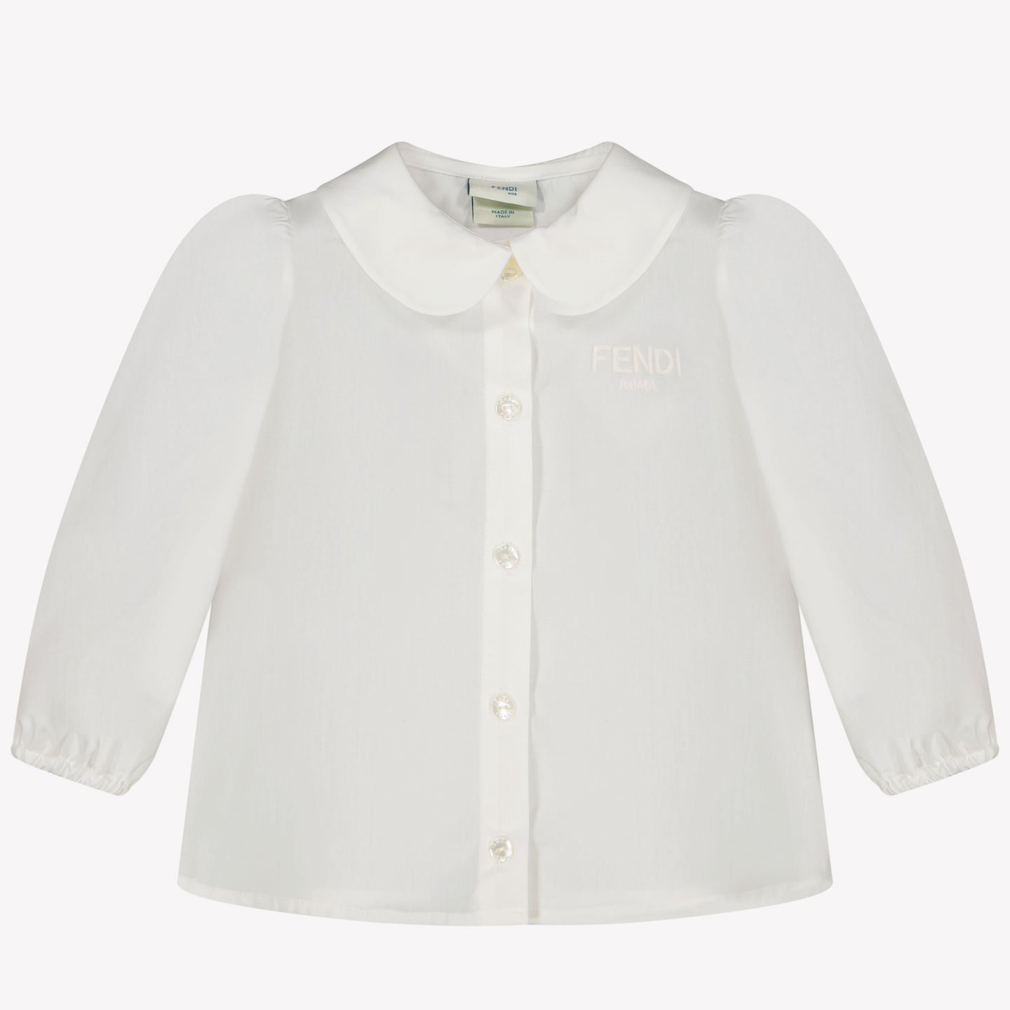 Fendi Bebé Chicas Blusa Blanco