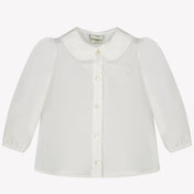 Fendi Bebé Chicas Blusa Blanco