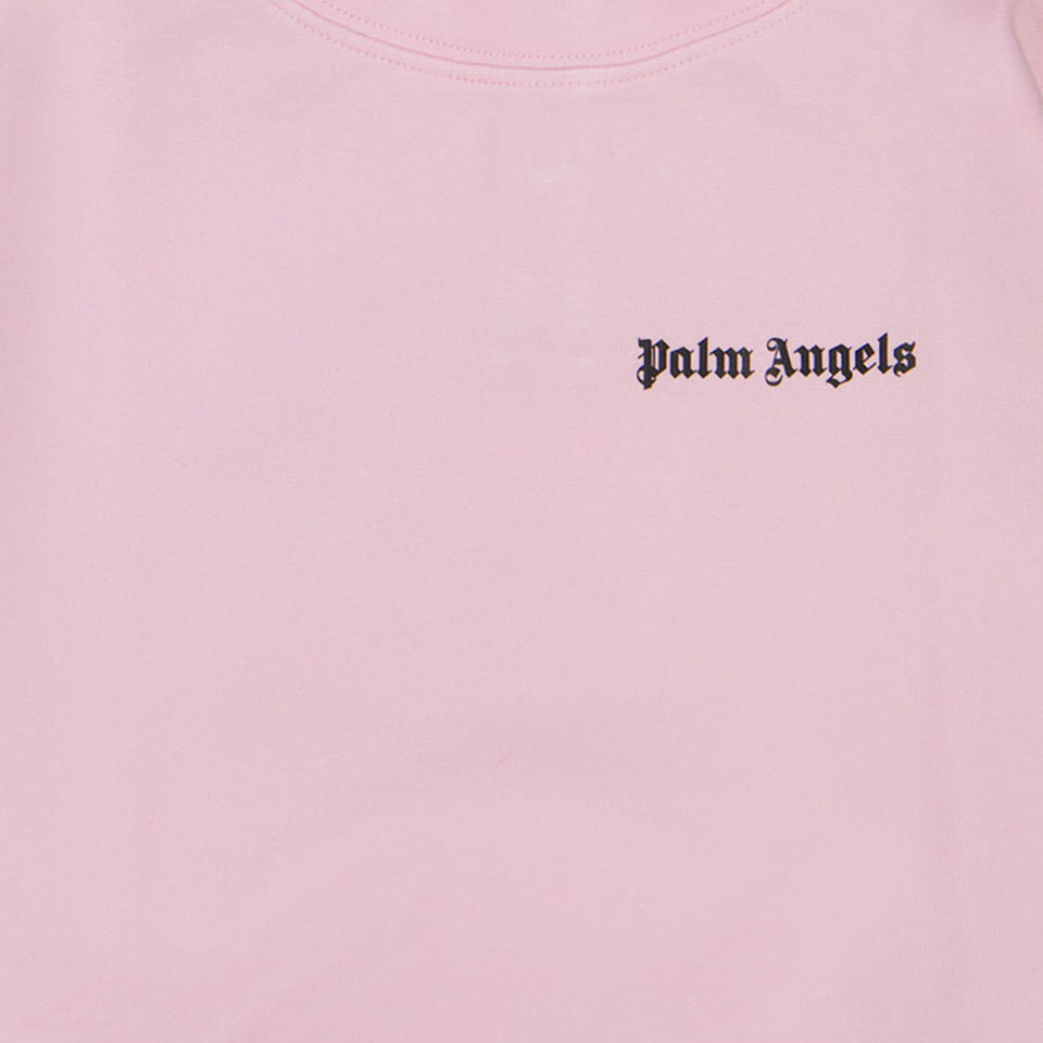 Palm Angels Baby Mädchen Pullover in Hellrosa