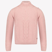 Guess Ragazzo Ragazze Maglione Rosa Chiaro