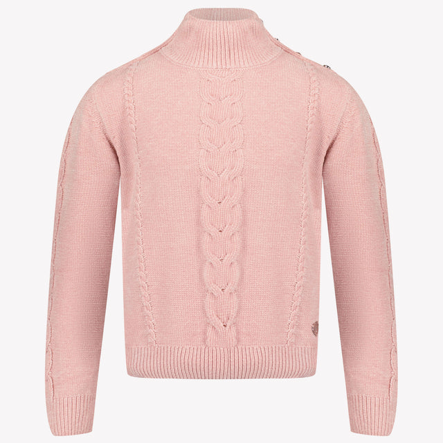 Guess Enfant Filles Pull-over Rose Léger