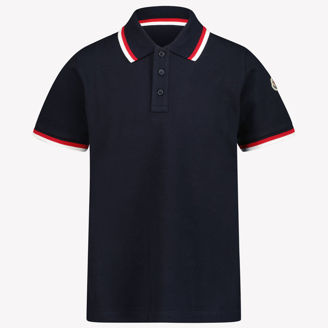 Moncler Niño Chicos Polo Navy