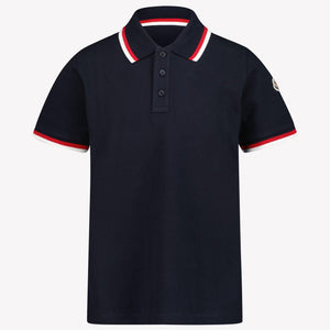 Moncler Ragazzo Ragazzi Polo Navy