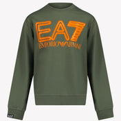EA7 Kids Sweater Army til drenge
