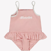 Moncler baby girlwear rosa claro