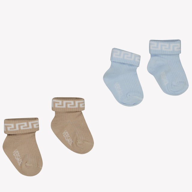 Versace Baby Unisex Socken in Hellblau