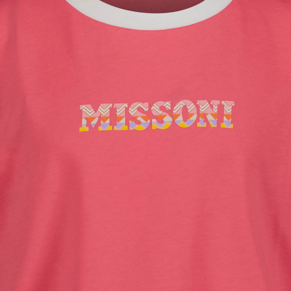 Missoni Kind Mädchen T-Shirt in Fuchsia