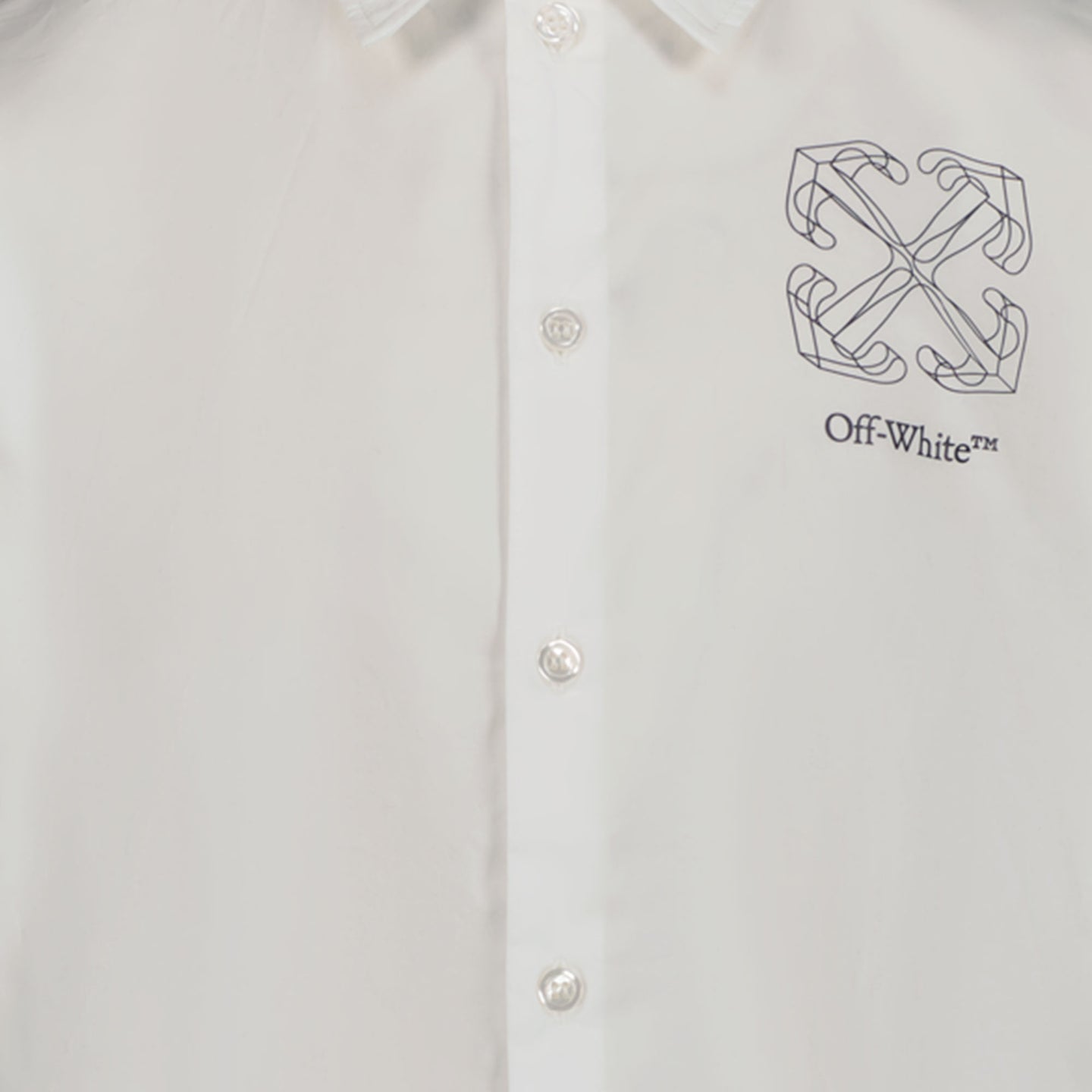 Off-White Garçons Chemisier Blanc