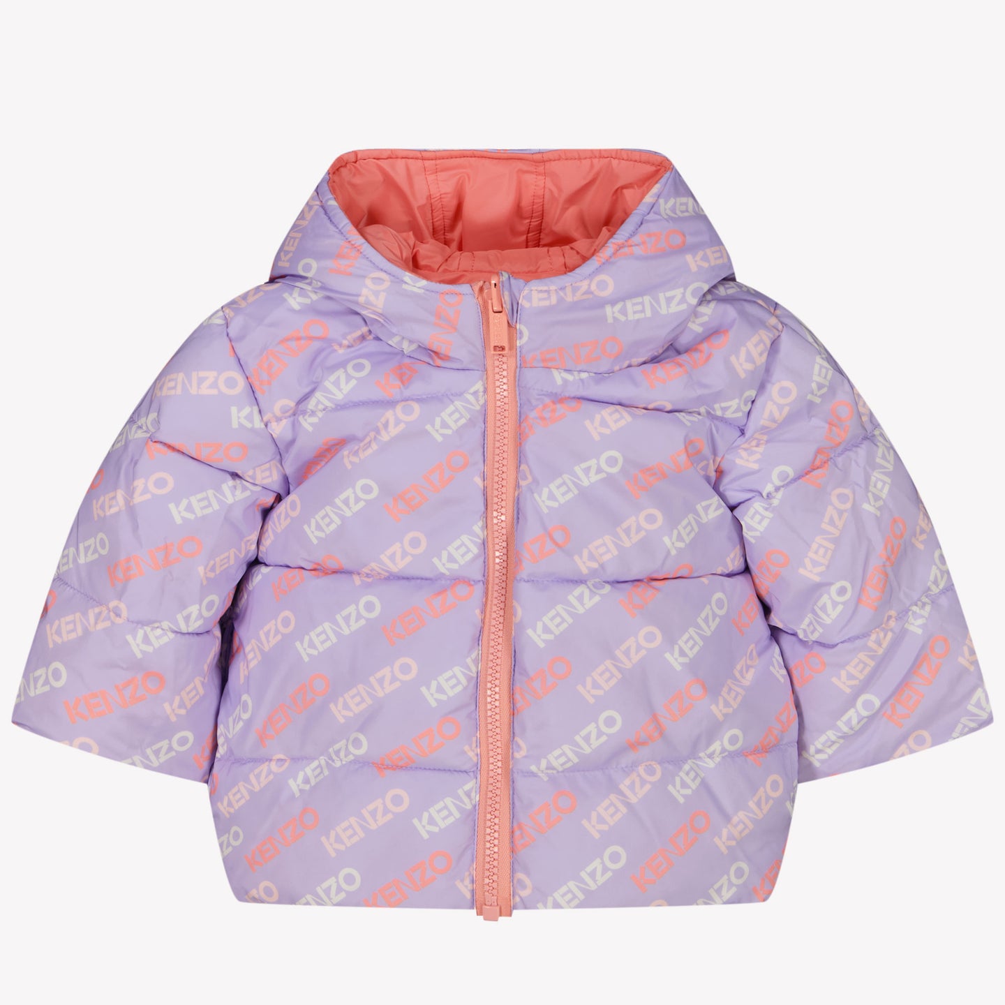 Kenzo Kids Baby Girl Chaqueta de invierno lila