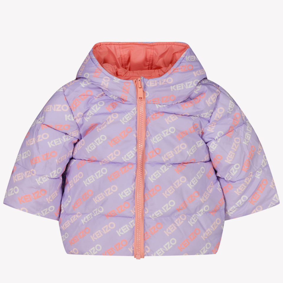 Kenzo Kids Bebé Chicas Abrigo de invierno Lila