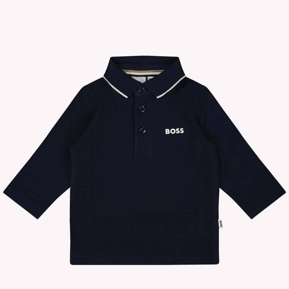 Boss Bambino Ragazzi Polo Navy