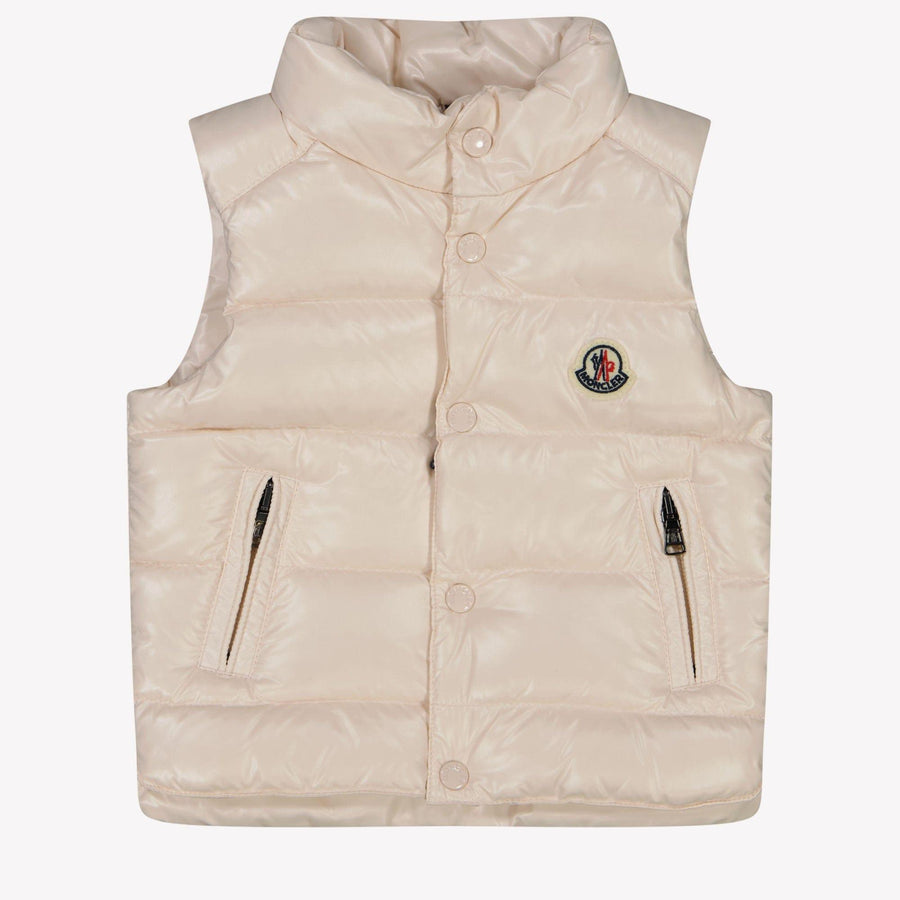 Moncler Bernard Baby Mädchen Weste Hellrosa