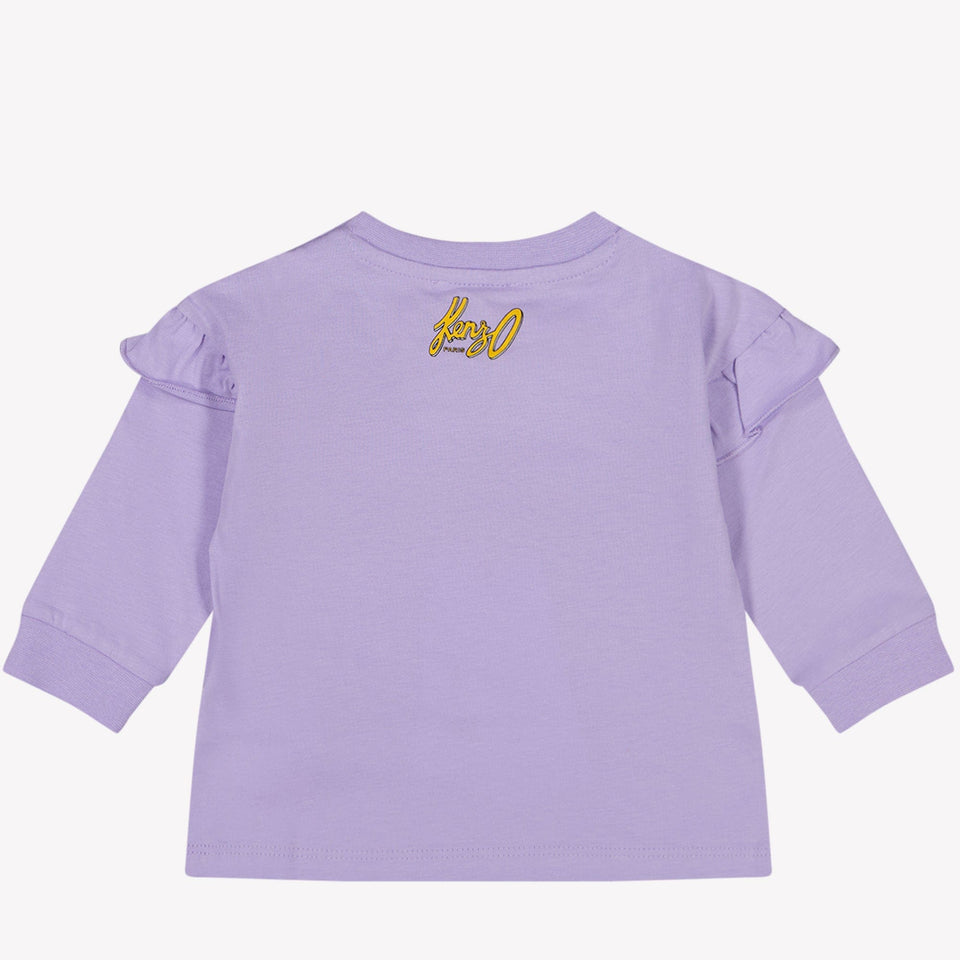 Kenzo Kids Baby Meisjes T-shirt Lila