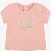 T-shirt per bambine di Mayoral rosa chiaro