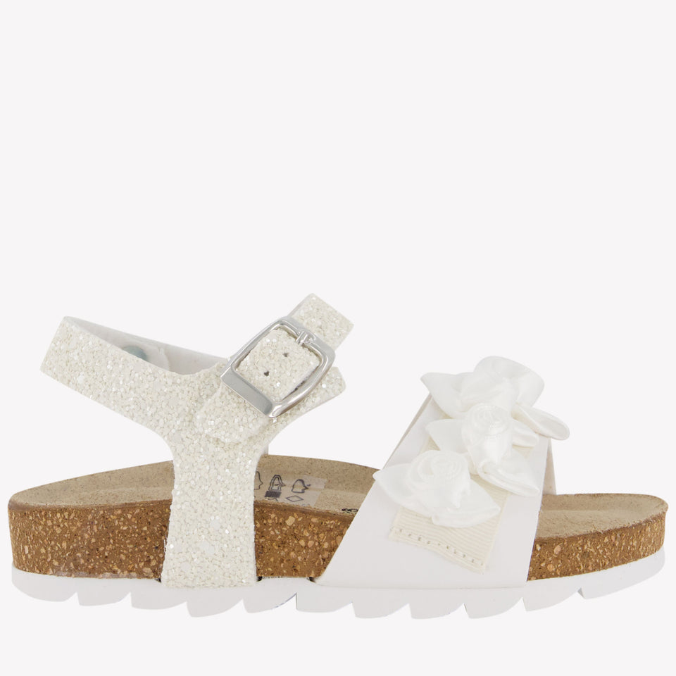 MonnaLisa Filles Sandales Blanc