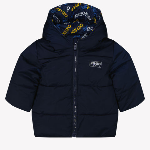 Kenzo Kids Jungen Wintermantel Marineblau