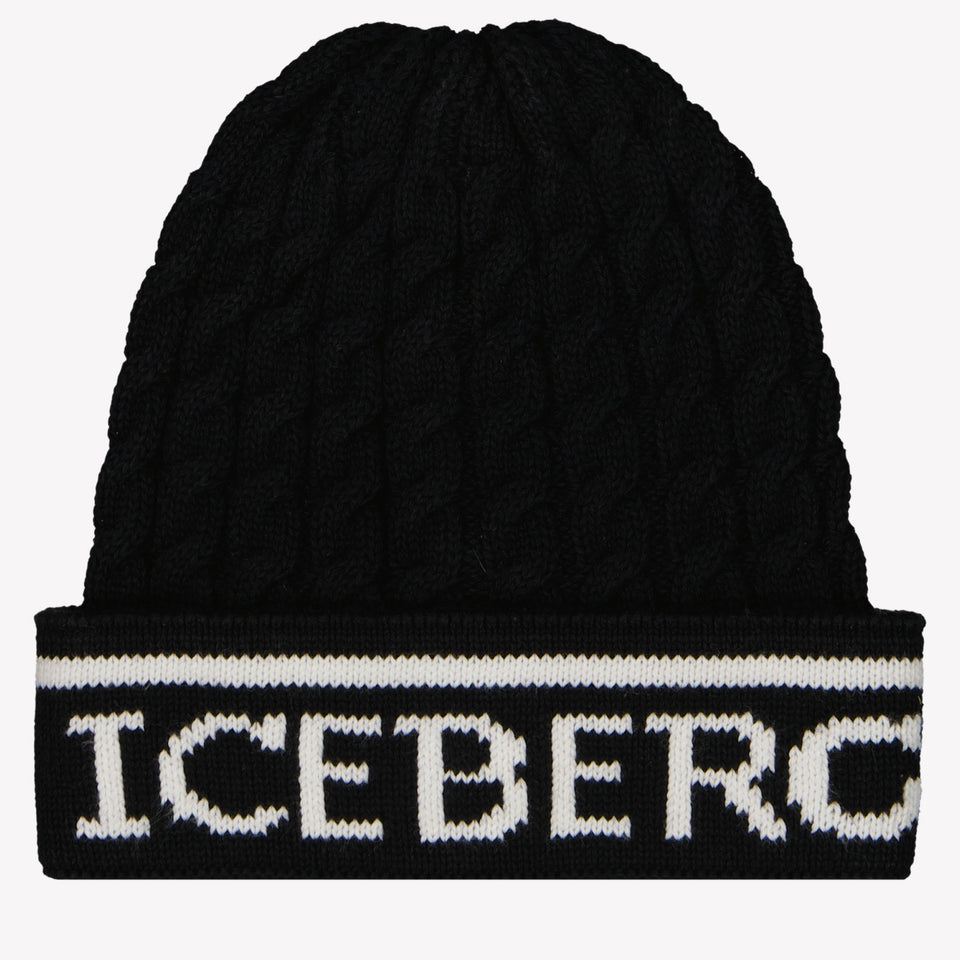 Iceberg Bambino Ragazzi Cappuccio Nero