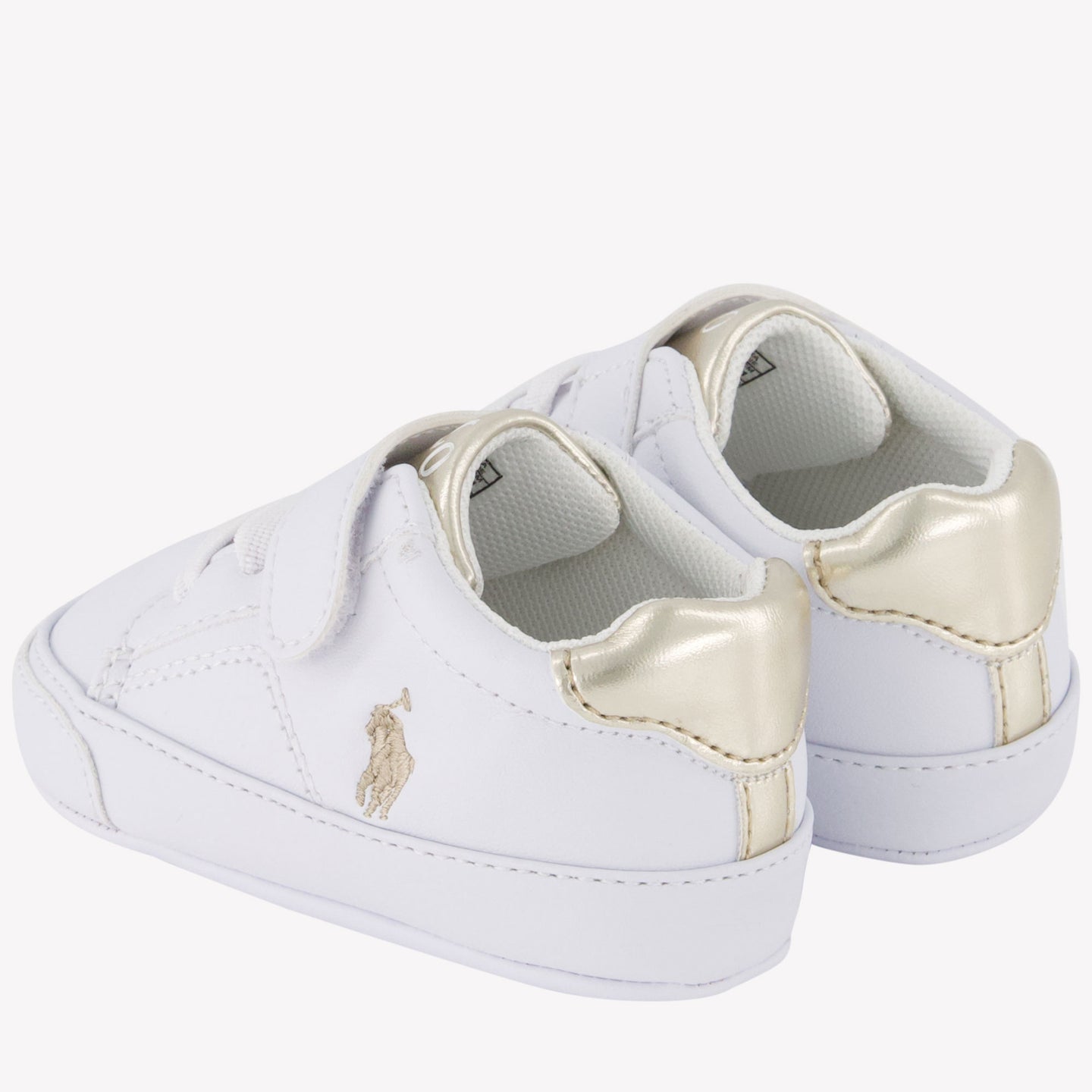 Ralph Lauren Theron v Ps Layette Baby Girls zapatillas blancas