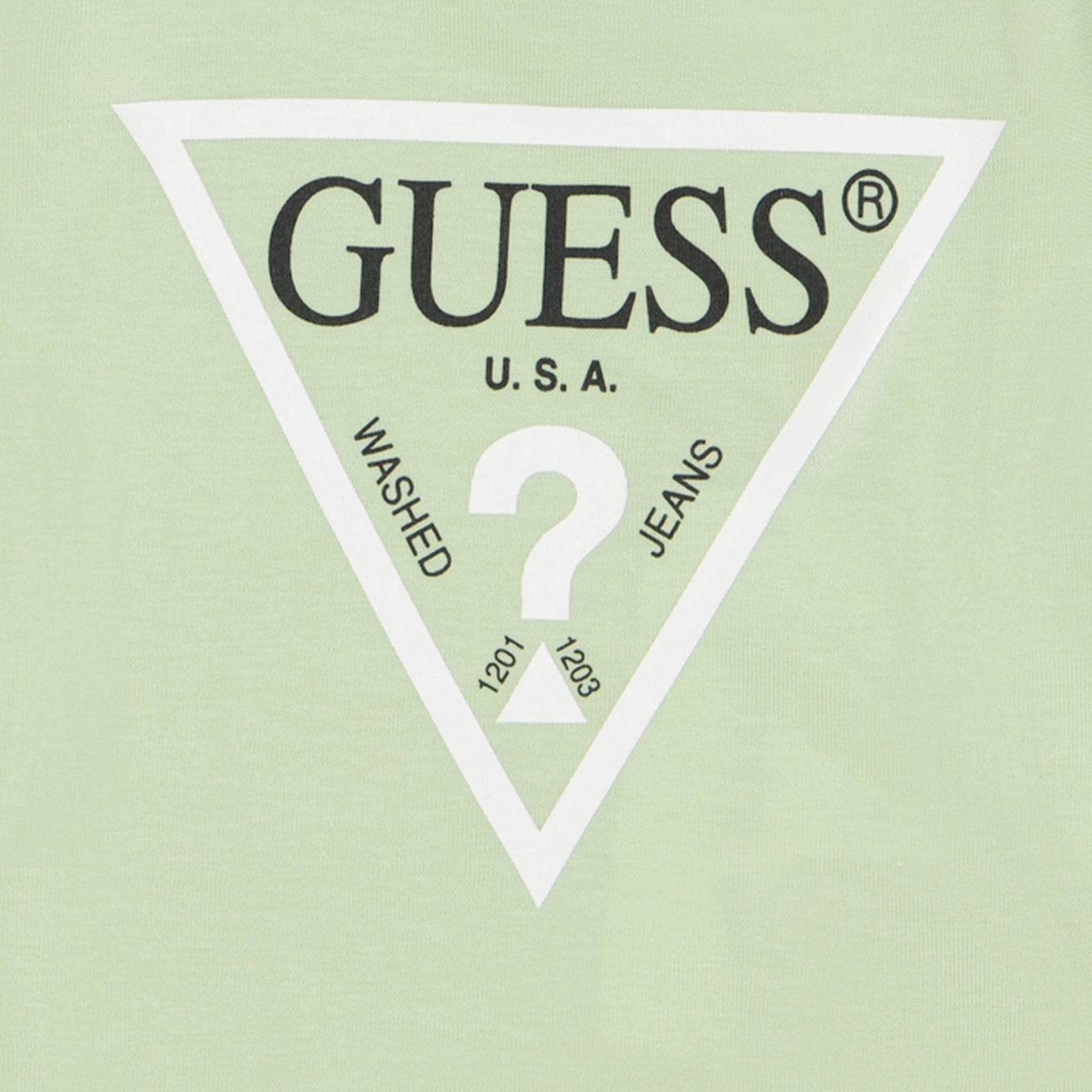 Guess Baby Jongens T-Shirt Licht Groen 12 mnd