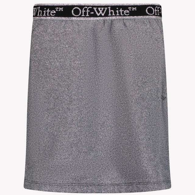 Off-White Chicas Falda Plata