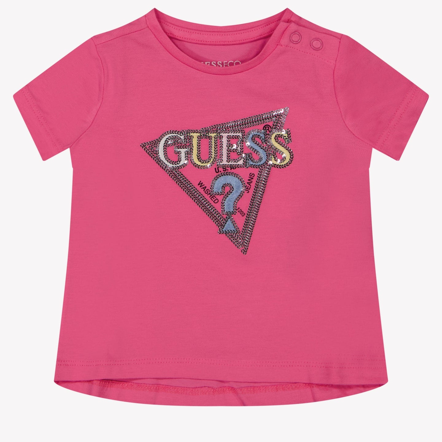 Guess Baby Meisjes T-shirt Fuchsia 3/6