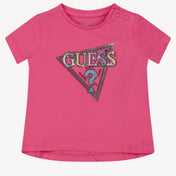 Guess Baby Girls T-shirt Fuchsia