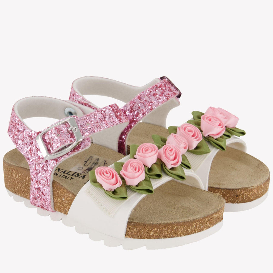 MonnaLisa Filles Sandales Rose Léger