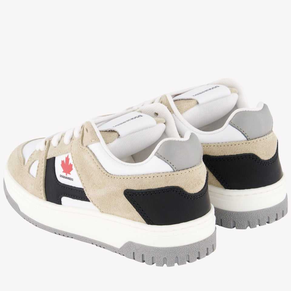 Dsquared2 Filles Baskets Beige